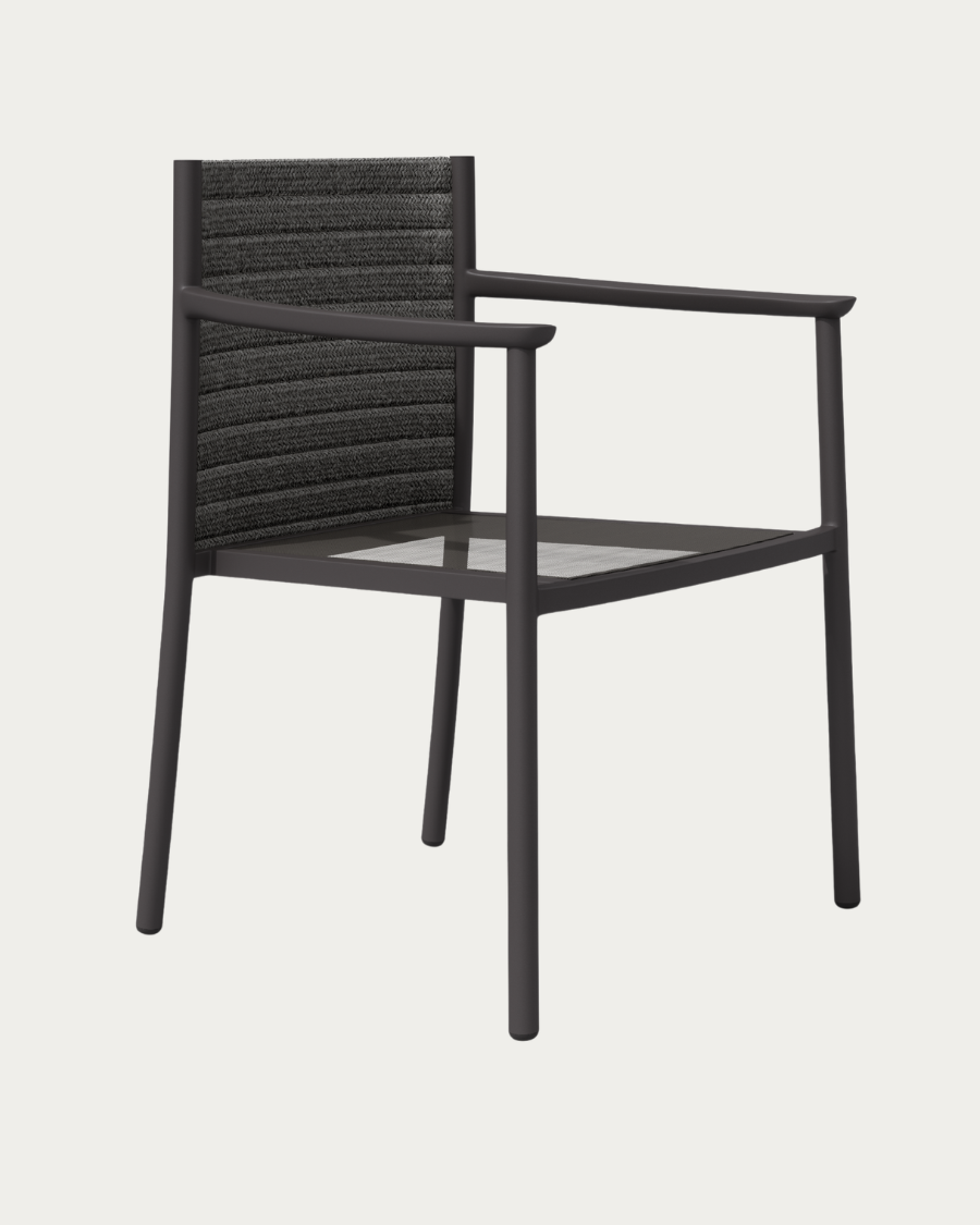 Garden chair with armrests LUCCA