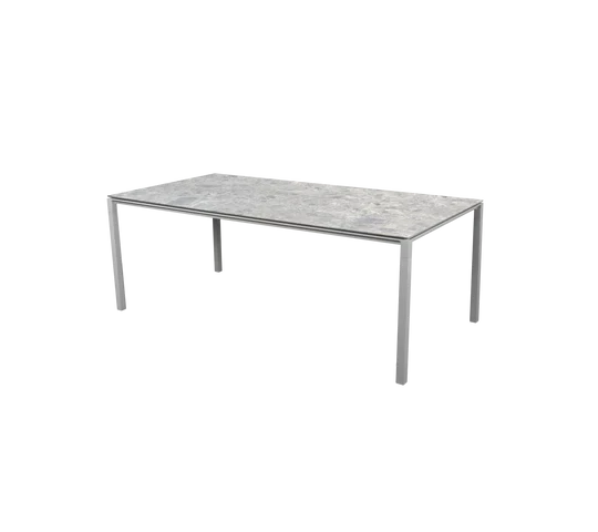 Dining table PURE Light Grey 200x100