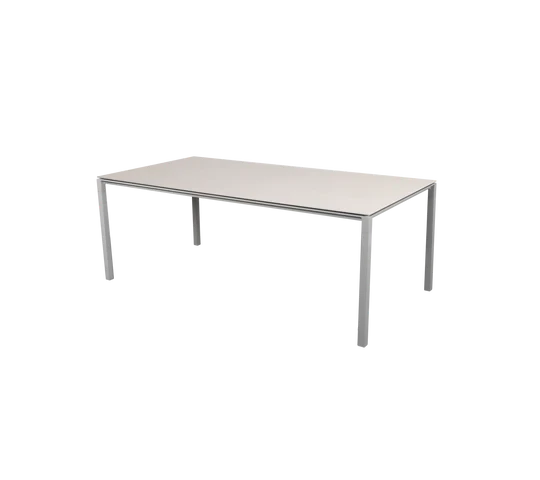 Dining table PURE Light Grey 200x100