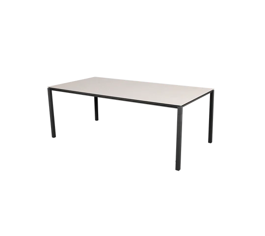 Table à manger PURE Lave Gris 200x100