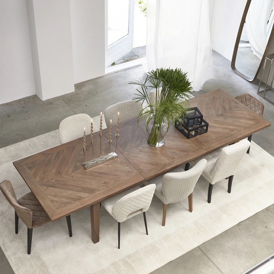 Bodie Hill dining table 180/260x100