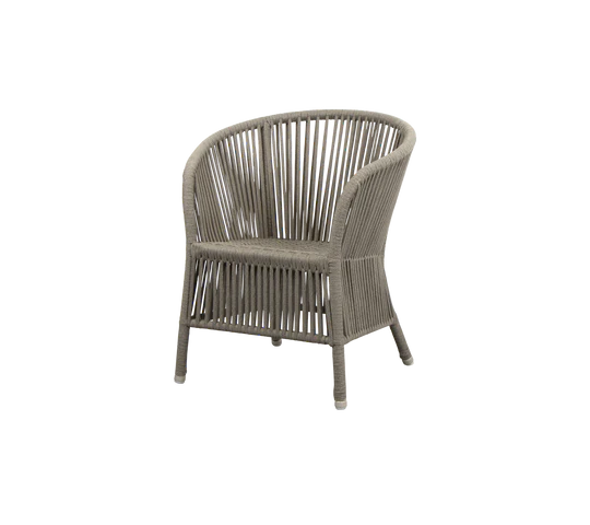 DERBY garden armchair with seat and back cushions