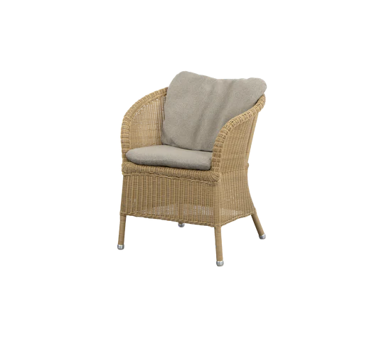 DERBY garden armchair with seat and back cushions