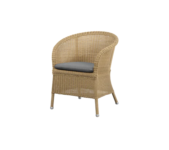 DERBY garden armchair with seat and back cushions