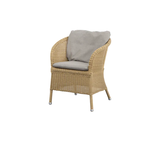 DERBY garden armchair with seat and back cushions