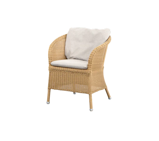 DERBY garden armchair with seat and back cushions