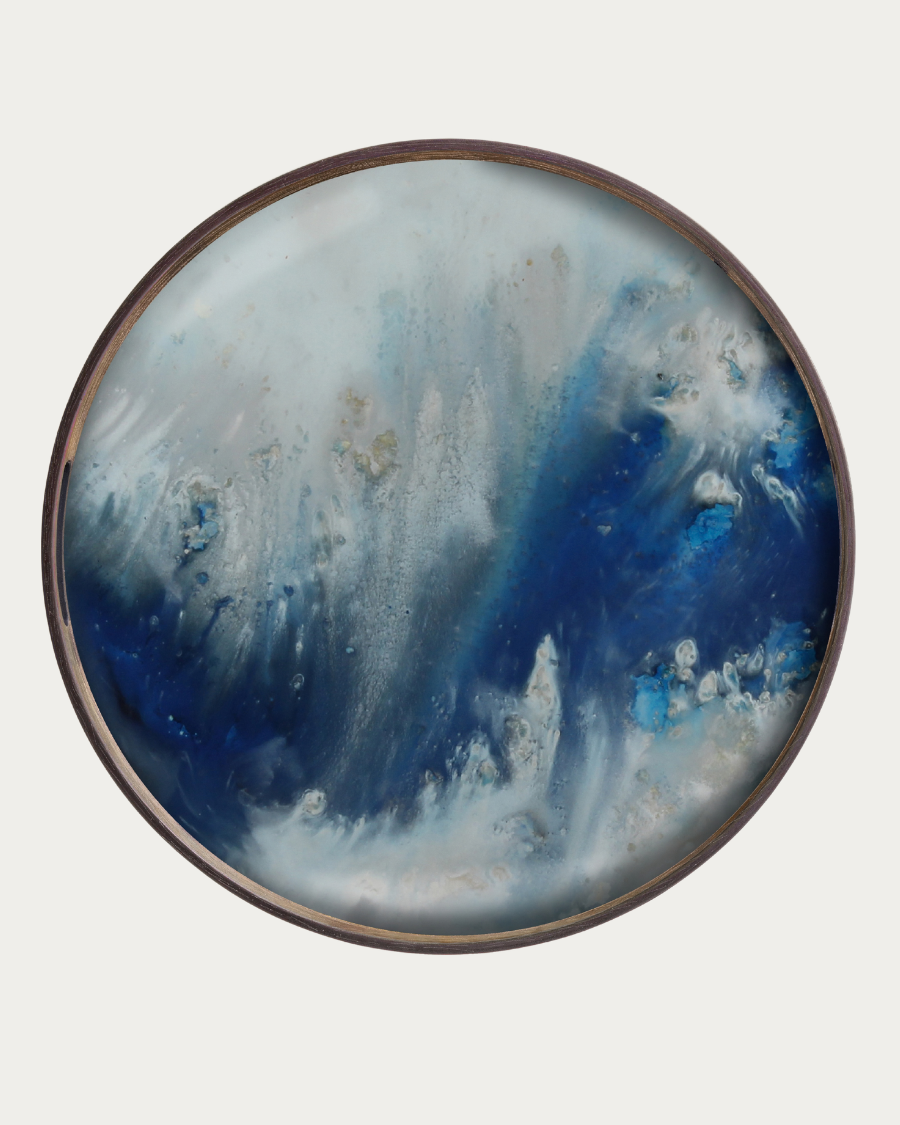 CLASSICS ORGANIC Indigo tray - Ø48