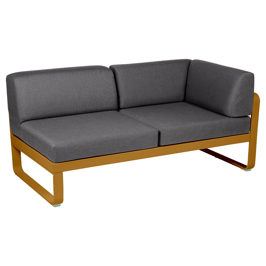 2-Sitzer Eckelement BELLEVIE mit Seitenkissen - Rechts | Fermob | Homestorys