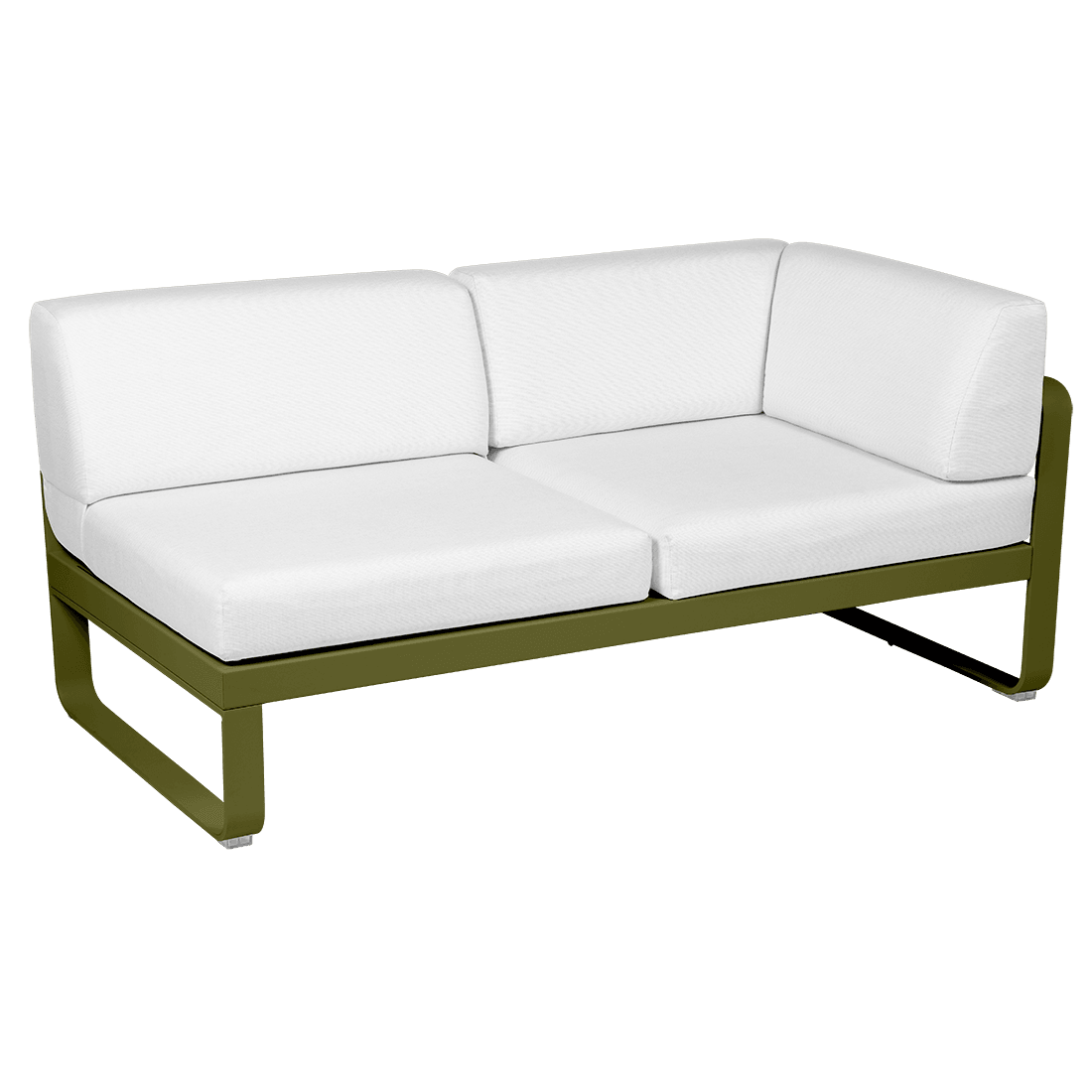 2-Sitzer Eckelement BELLEVIE mit Seitenkissen - Rechts | Fermob | Homestorys