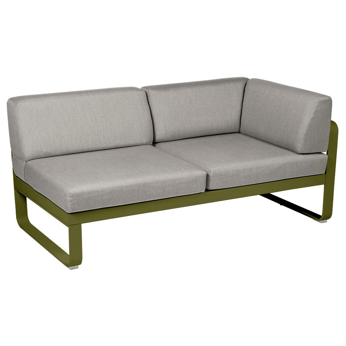 2-Sitzer Eckelement BELLEVIE mit Seitenkissen - Rechts | Fermob | Homestorys
