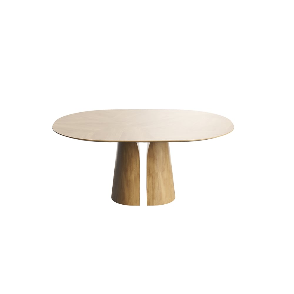 Blossom table à manger en bois vue de face 