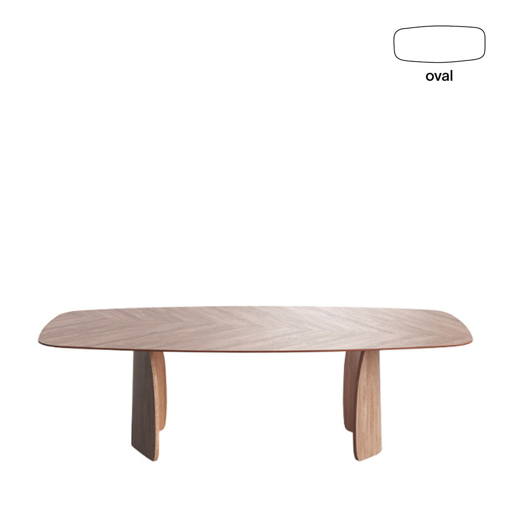 Dining table DOLMEN T0600 - walnut