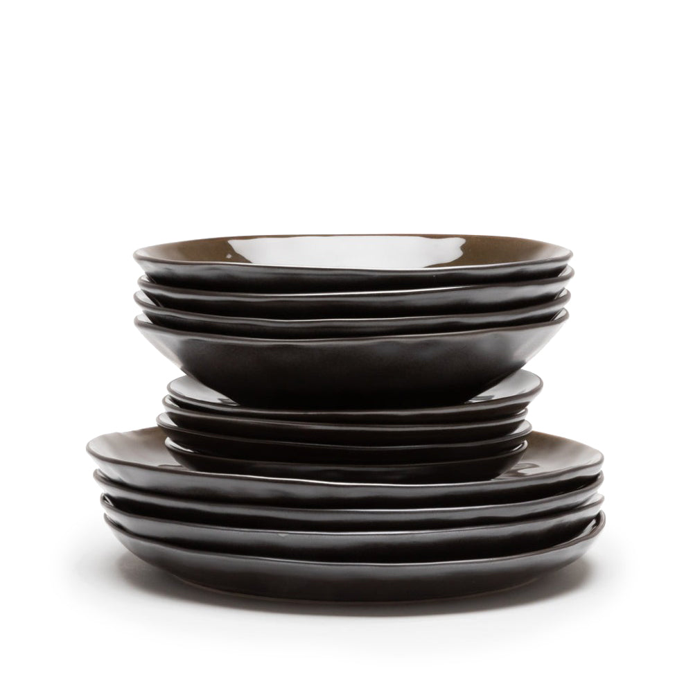 Plate set dark gray PURE