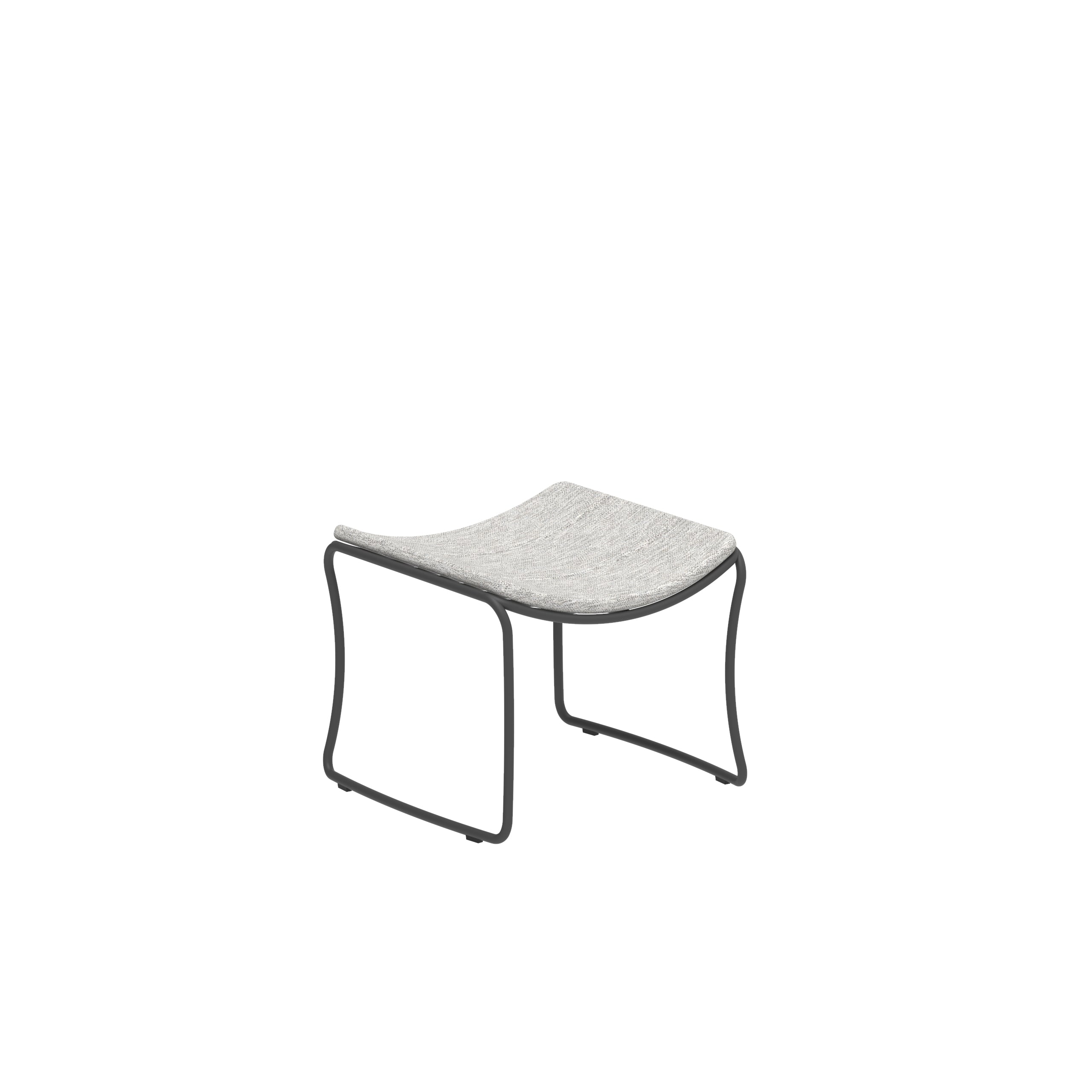 Tabouret de pied FOLIA blanc