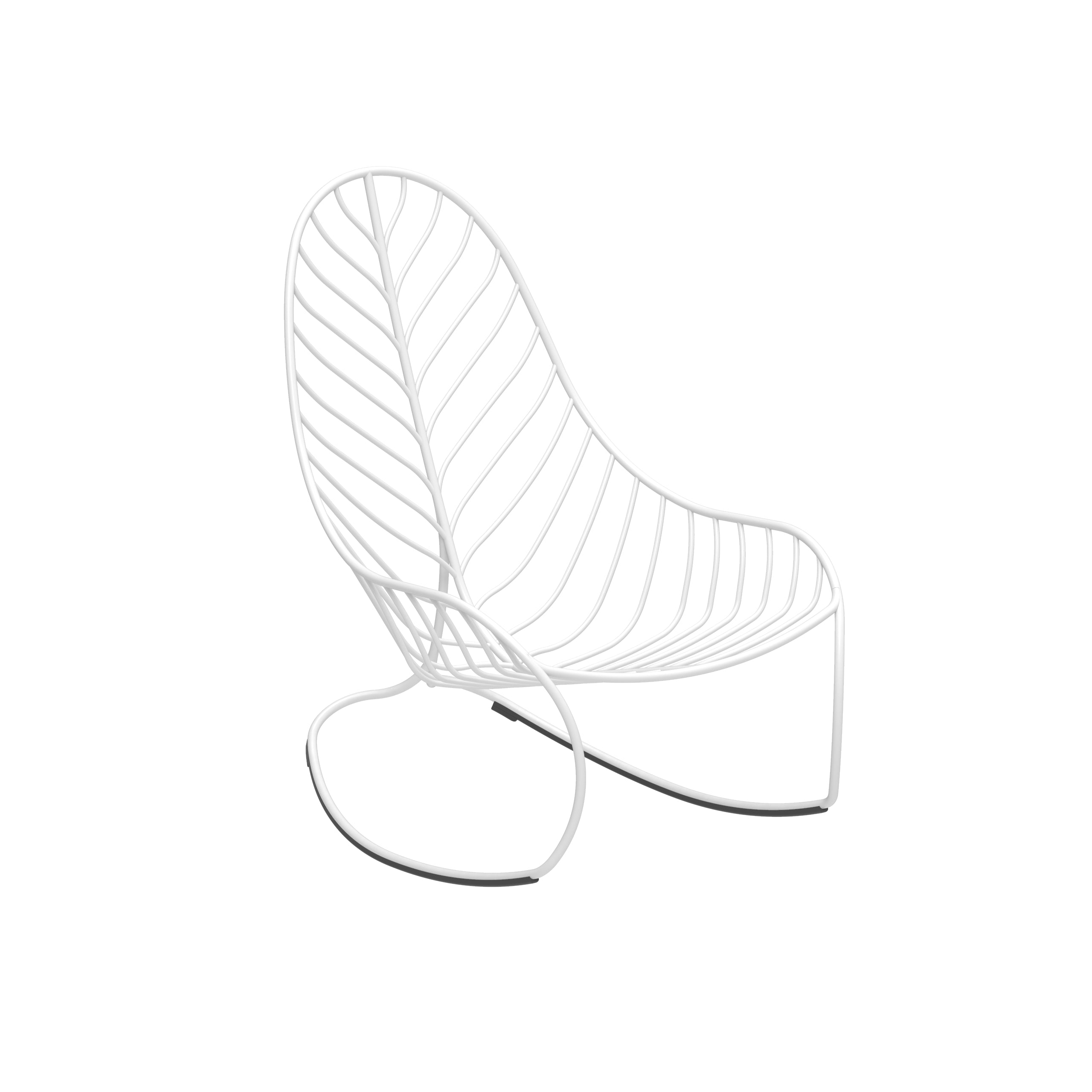 Rocking chair FOLIA White