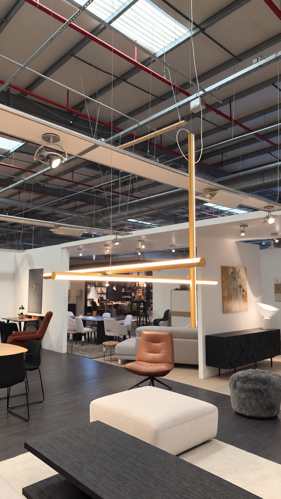 Suspension LED COORDINATES S1 de Flos, en aluminium anodisé