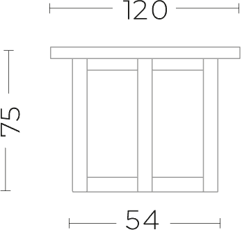 JUSTIN dining table - round
