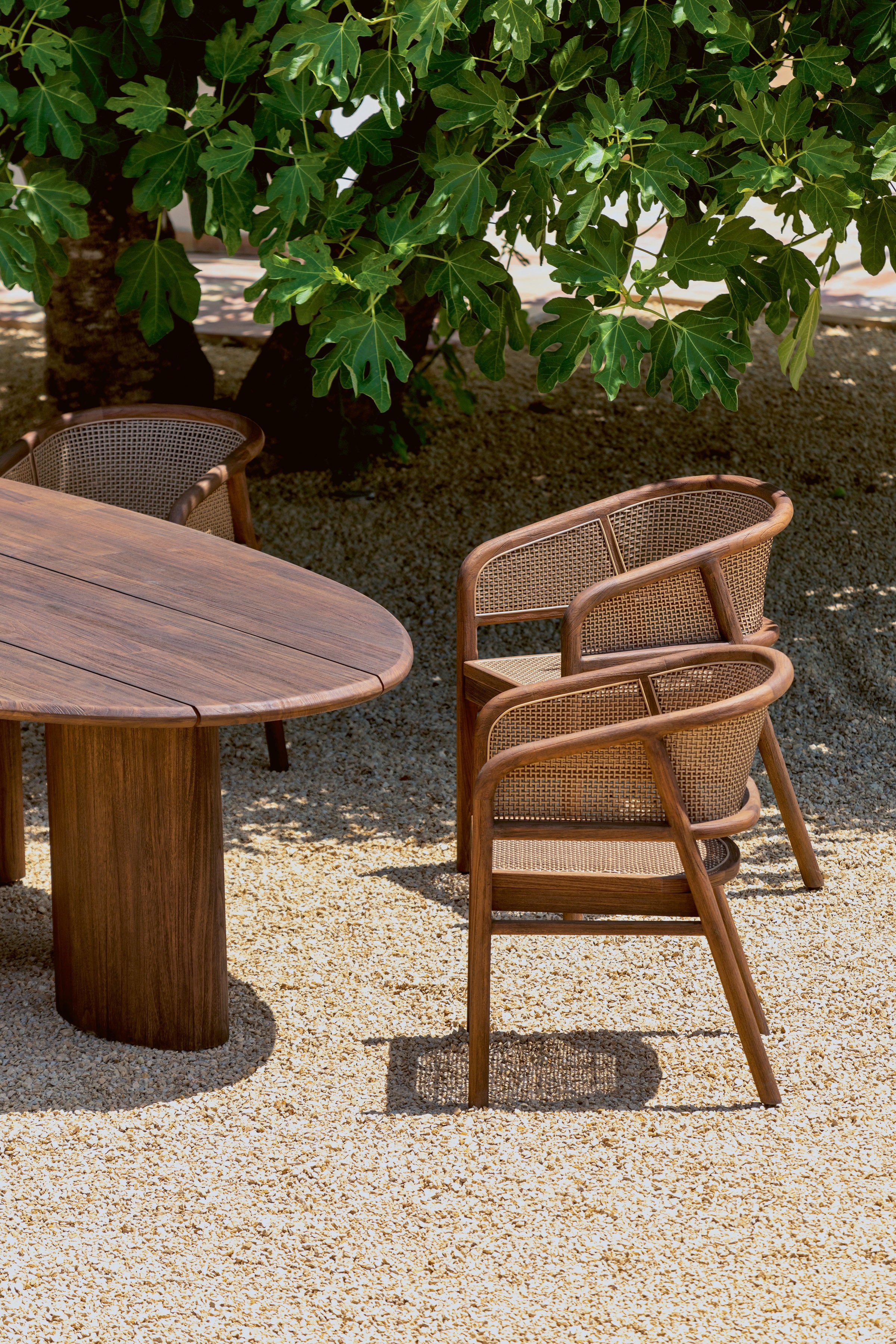 Garden chair with armrest IMEN