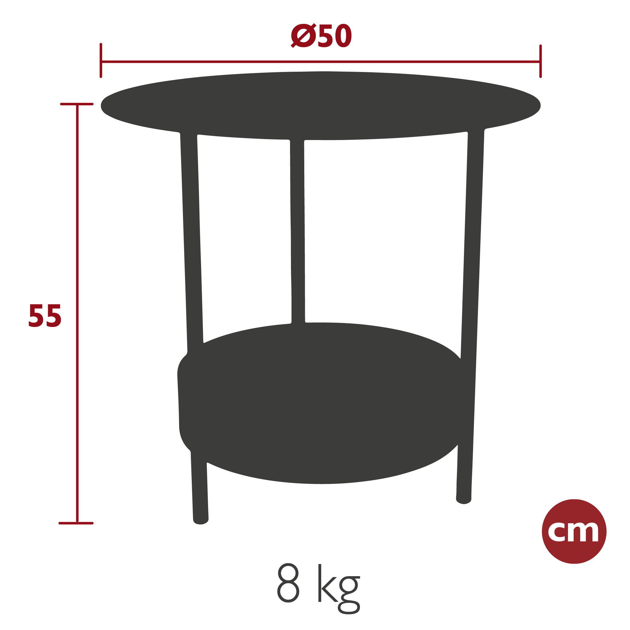 EXPO Fermob SALSA Side table