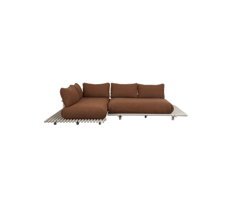 Garden sofa STICKS with platform