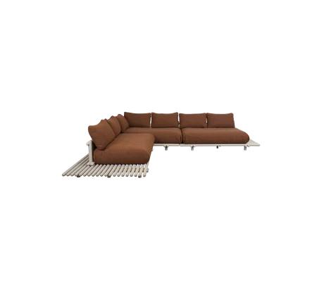 Garden sofa STICKS with platform L