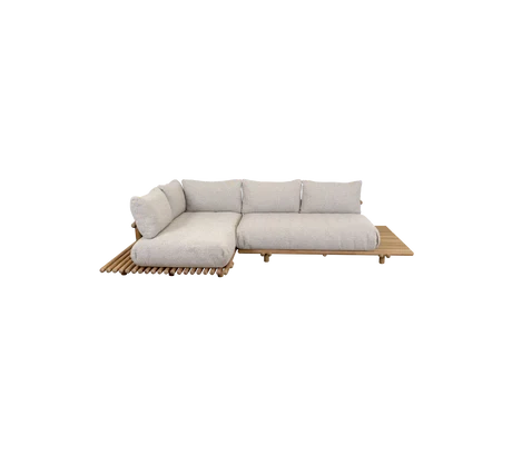 Garden sofa STICKS with platform