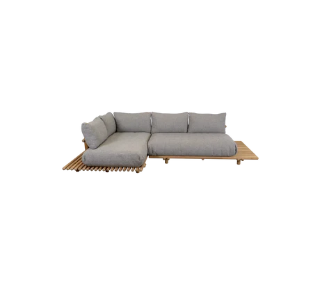 Garden sofa STICKS with platform