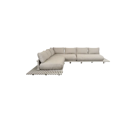 Garden sofa STICKS with platform L