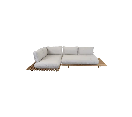 Garden sofa STICKS with platform