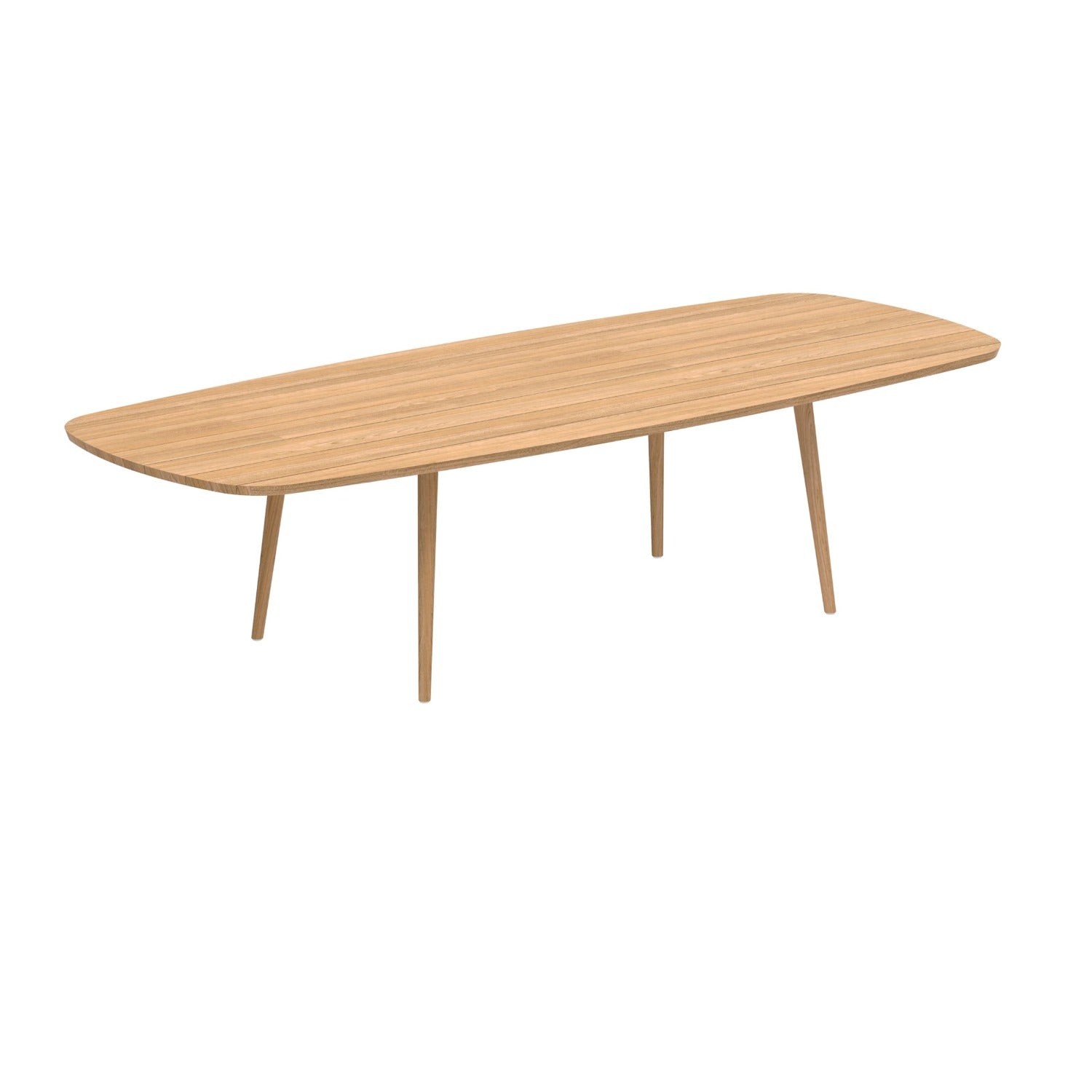 Table de jardin STYLETTO teck