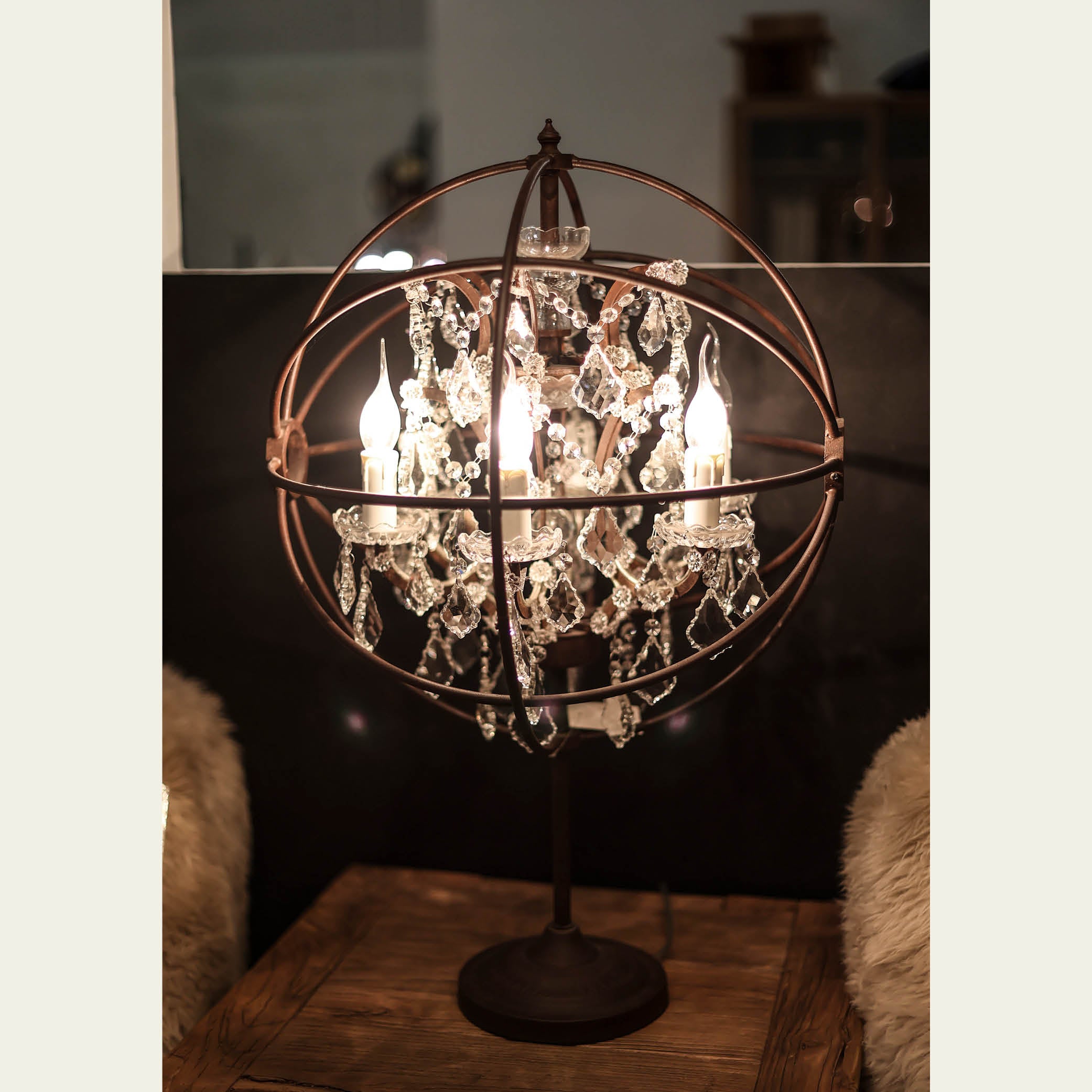 EXPO Timothy Oulton GYRO CRYSTAL Lampe de table