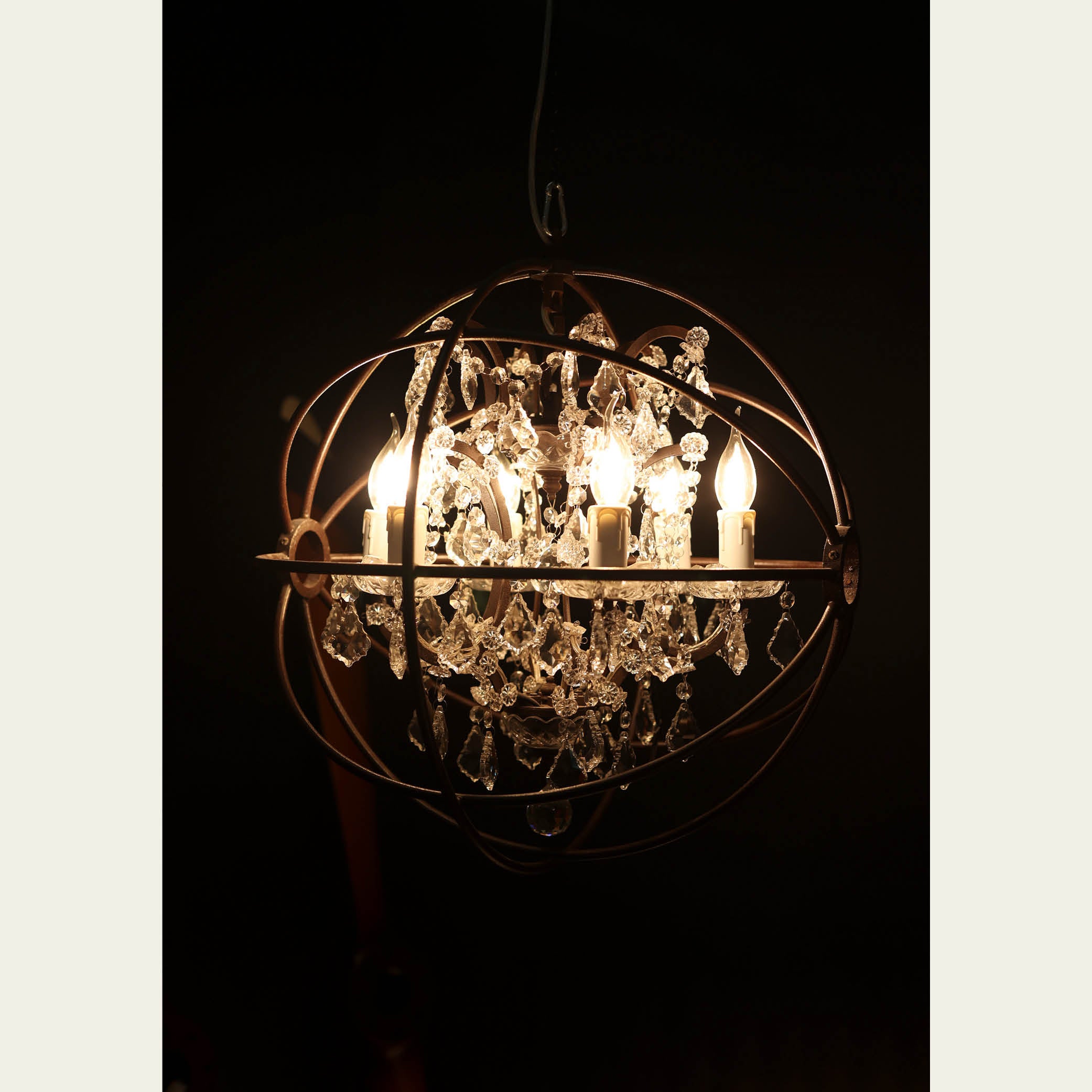 Expo Timothy Oulton Gyro Crystal hanging light