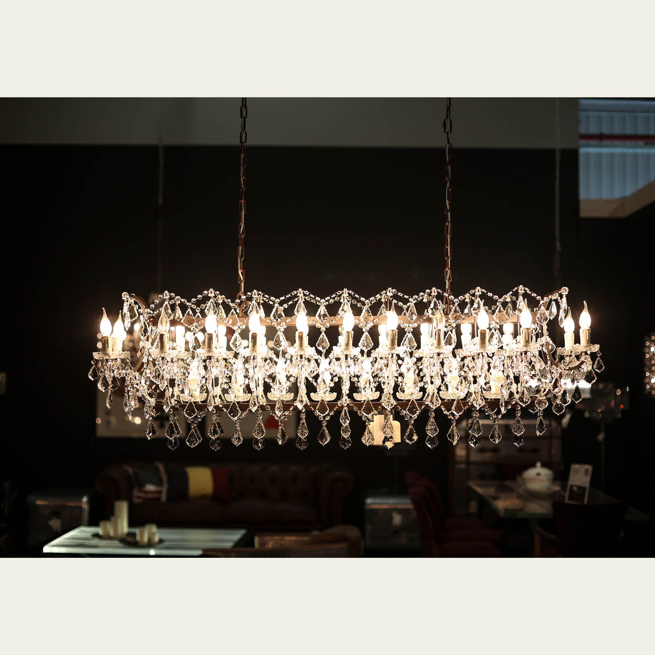 EXPO Timothy Oulton CRYSTAL chandelier