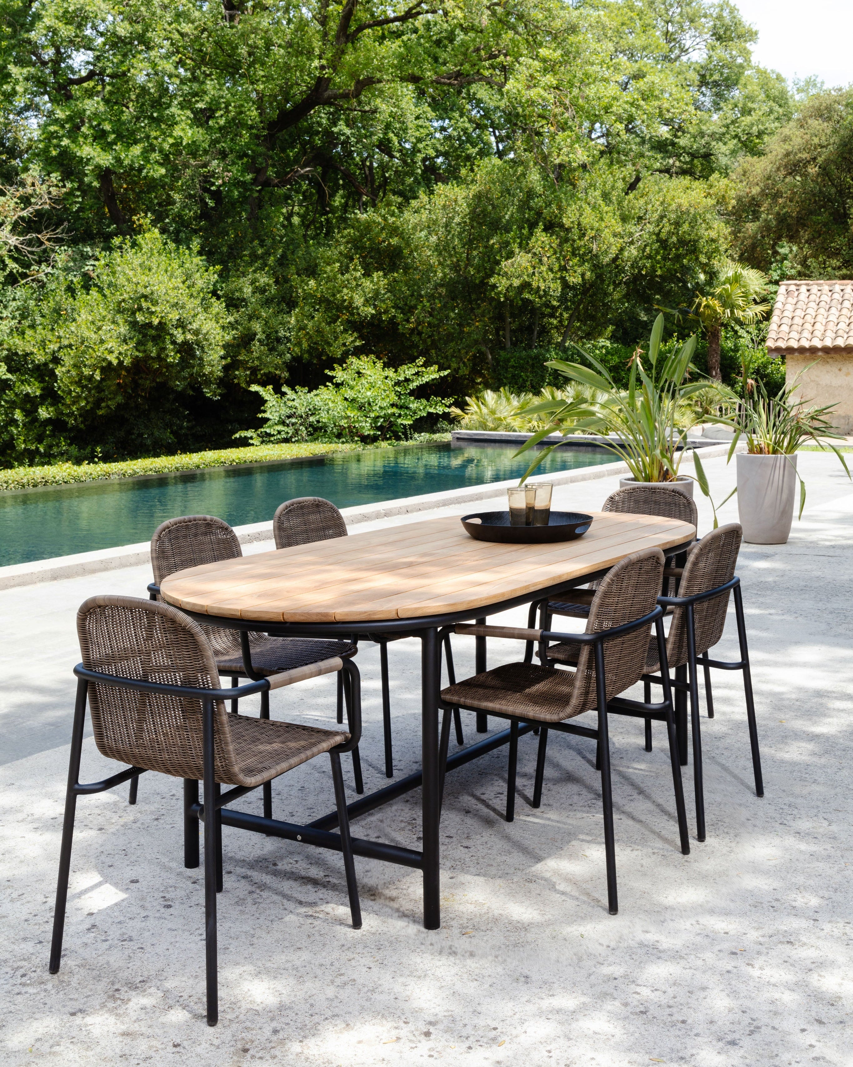 Chaise de jardin WICKED Noir