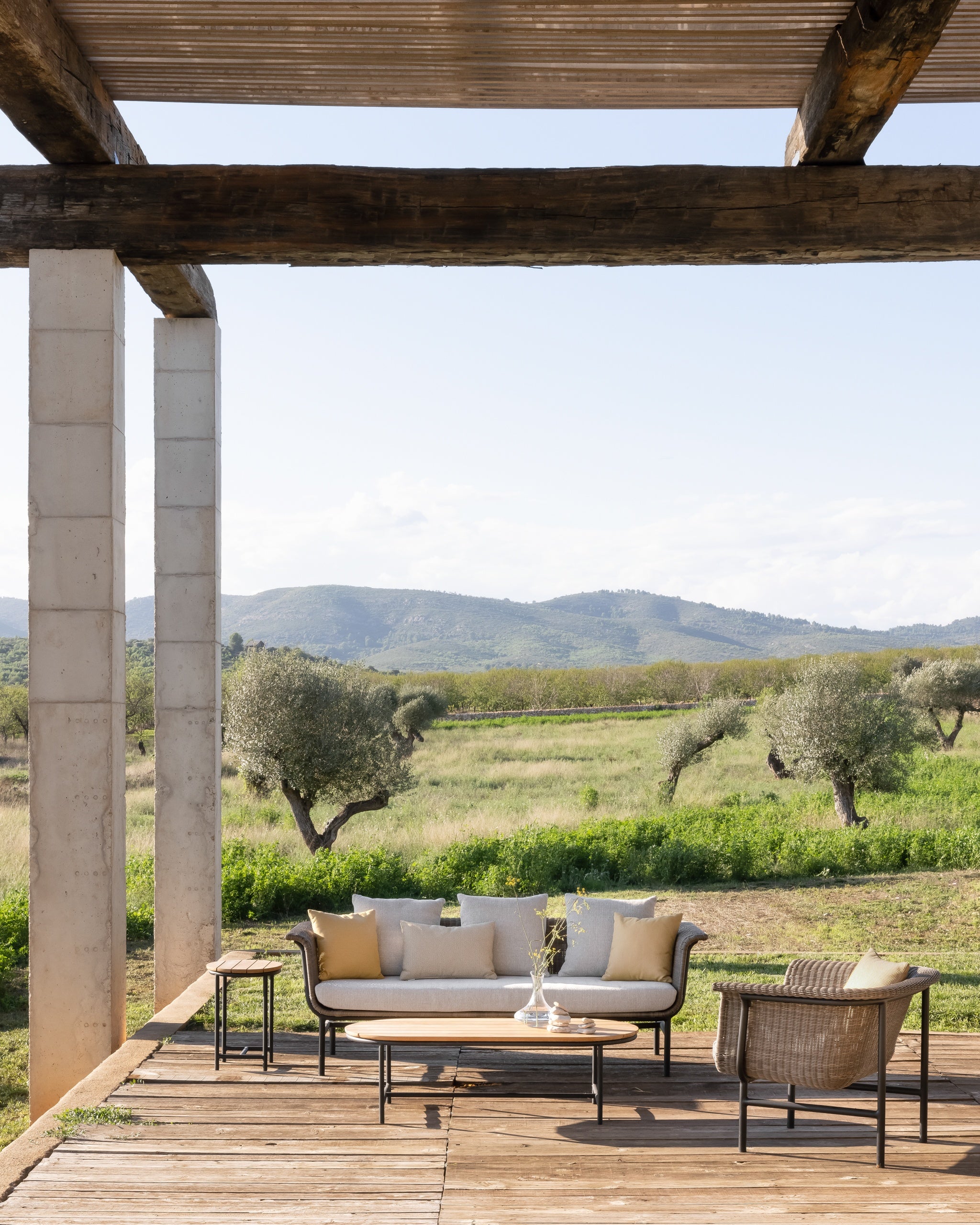 Garden sofa WICKED Taupe