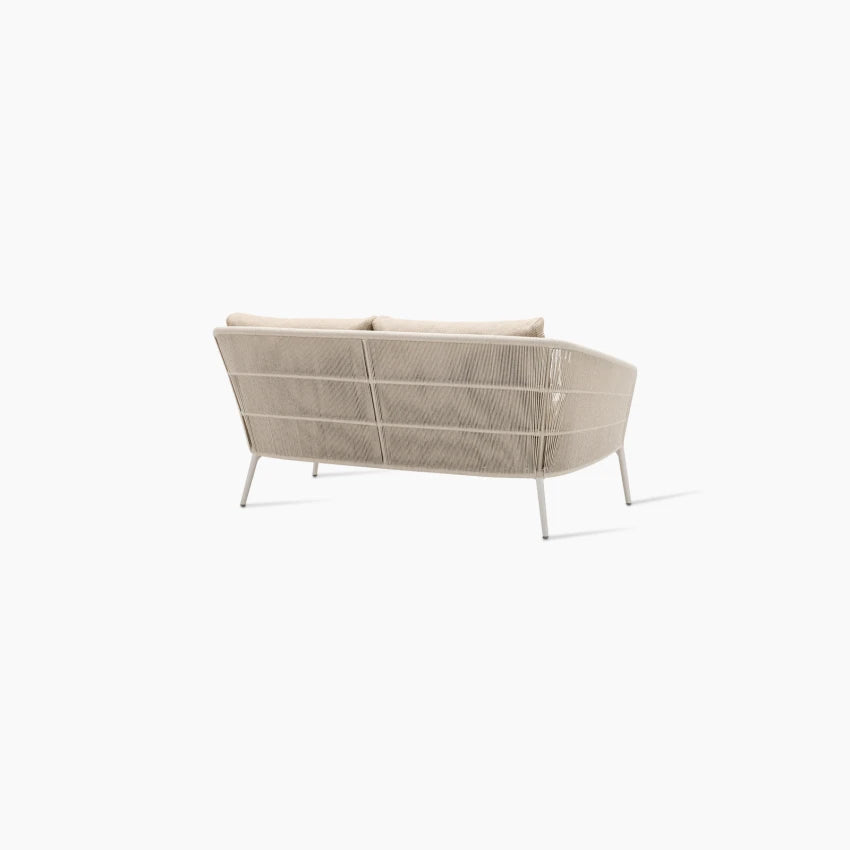 Vincent Sheppard AKARI 2.5-Seater Garden Sofa in Dune White and Flax