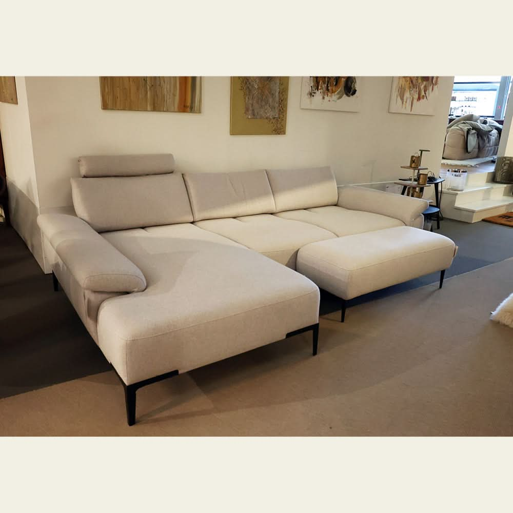 EXPO Rome1961 Corner sofa WAVE with Rom1961 Stool WAVE