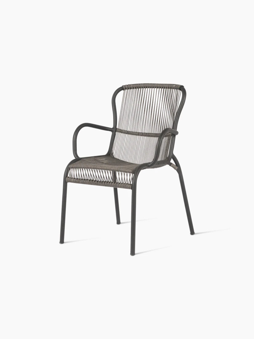 Chaise de jardin avec accoudoirs LOOP