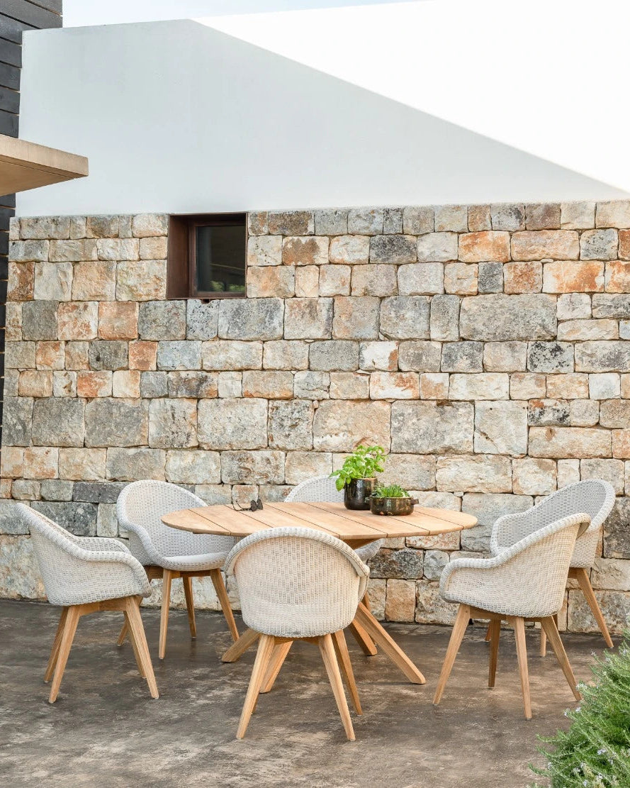 Chaise de bras edgard teak