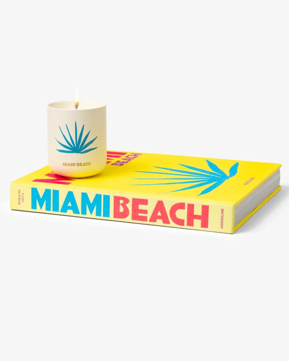 Assouline - Buch Kerze TRAVEL FROM HOME Miami Beach Geschenkset -  | Homestorys