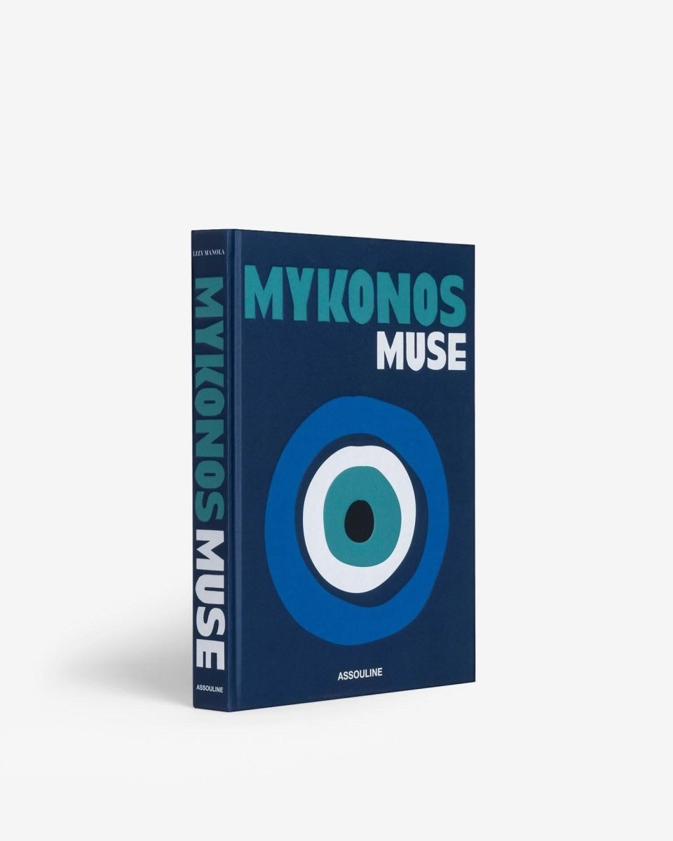 Assouline - Buch Kerze TRAVEL FROM HOME Mykonos Muse Geschenkset -  | Homestorys