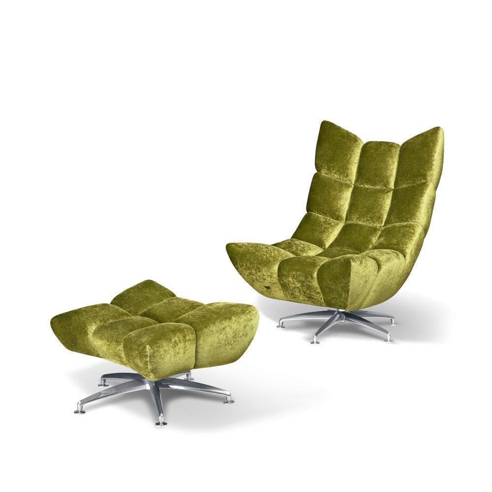 Bretz - Sessel mit Hocker CLOUD 7 Hangout - B122 + C122 -BOH67 | Homestorys