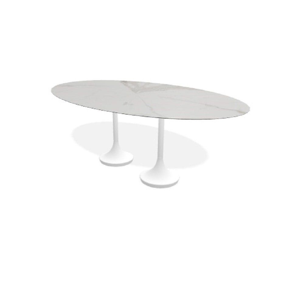 Table à manger CENTRAL ELYPS DOUBLE BASE