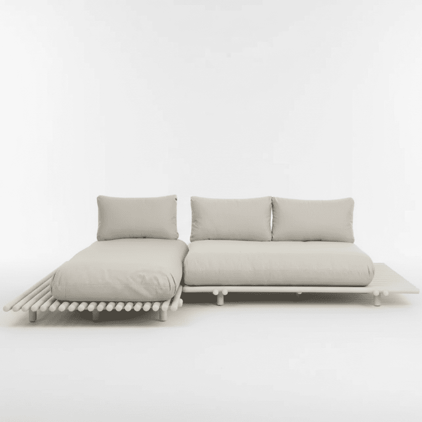 Cane - line - Gartensofa Lounge STICKS mit Plattform - STICKSPLATFYS92A 3 | Homestorys