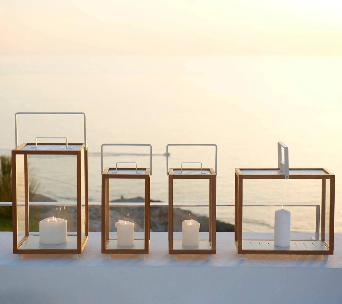 Cane - line - Laterne LIGHTHOUSE Teak - 5726TAL | Homestorys