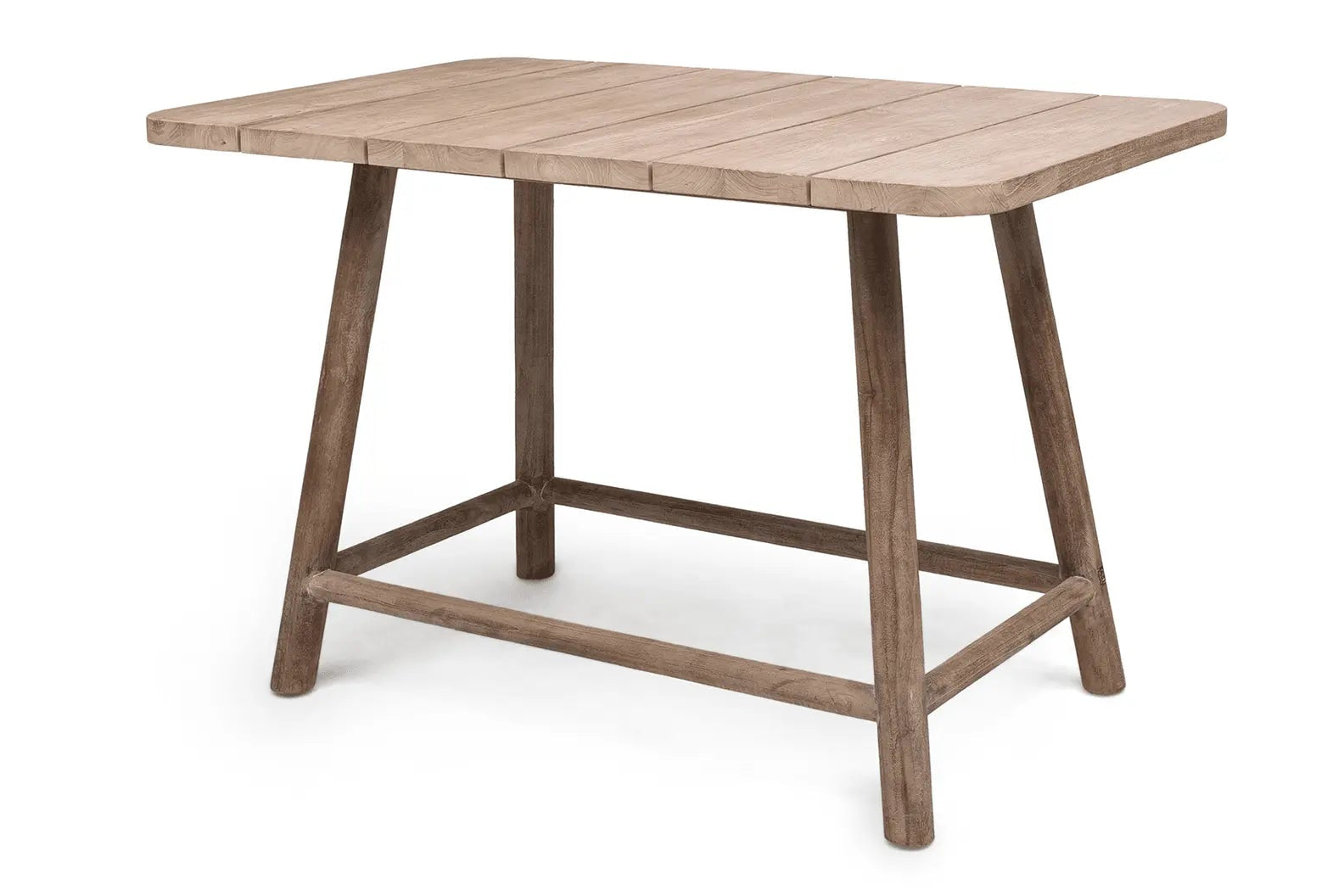 Rechteckiger Bartisch MIEKE von Gommaire – moderner Bartisch aus massivem Teakholz mit klarer Formensprache und hochwertiger Verarbeitung