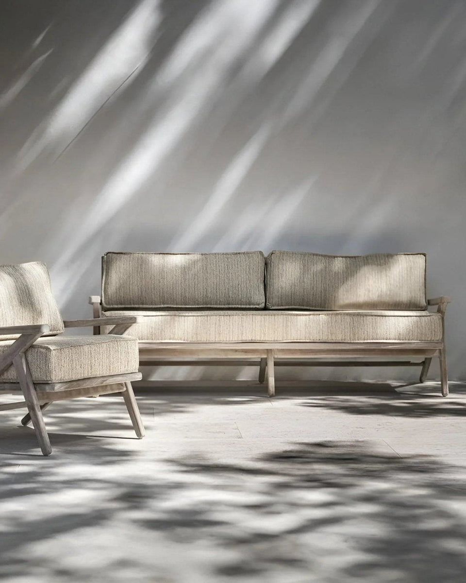 Gommaire - Sofa ALABAMA - G558-NAT-KNELOUT-LUX19 | Homestorys