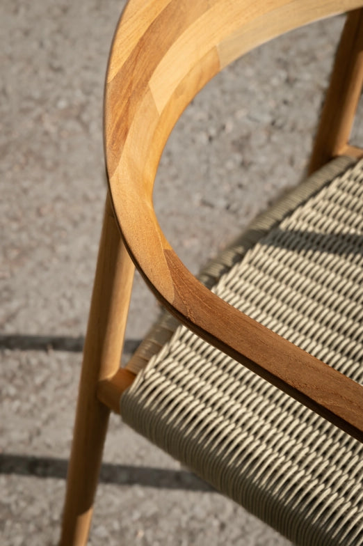 Garden Chair with Armrests FIKA 