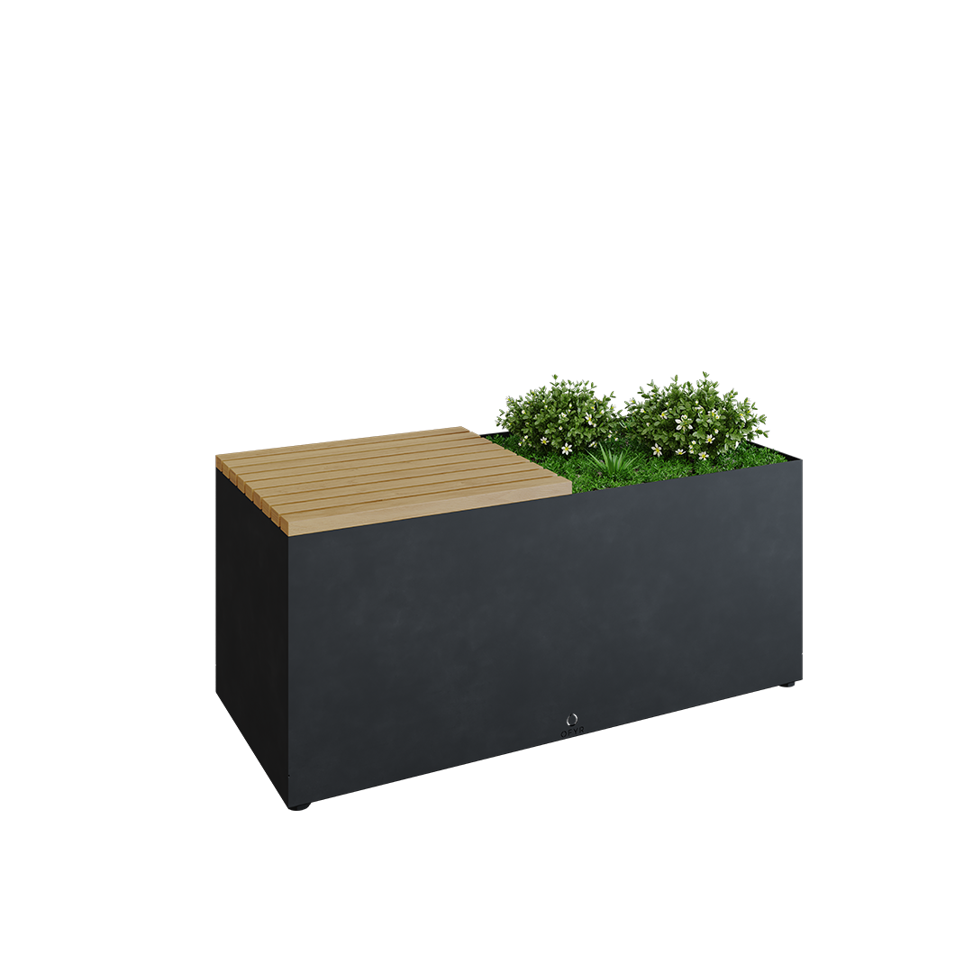 StockSale Herb Garden Bench Black