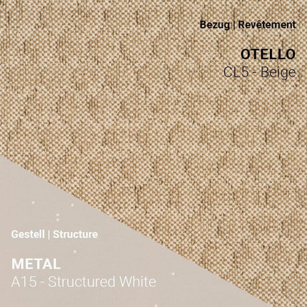 Mobitec LOLA C3510 in Otello CL5 Beige mit A15 Structured White – sanfte Farbharmonie in hellem Gesamtbild